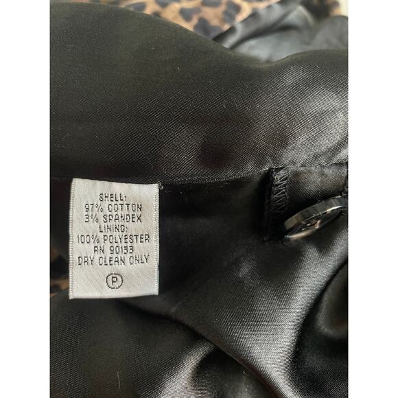 Linea by Louis Dell’Olio Leopard Print Utility Jacket Large - Picture 10 of 10